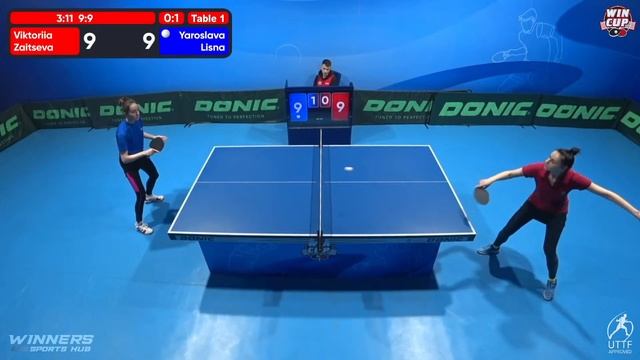 17:30 Viktoriia Zaitseva 0 - 3 Yaroslava Lisna West 3 WIN CUP 13.12.2022 | TABLE TENNIS WINCUP смотреть онлайн