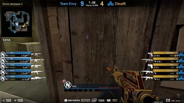 Cloud9 vs Team Envy - ESL Pro League S8 NA - bo1 - de_mirage [sleepsomewhile] смотреть онлайн