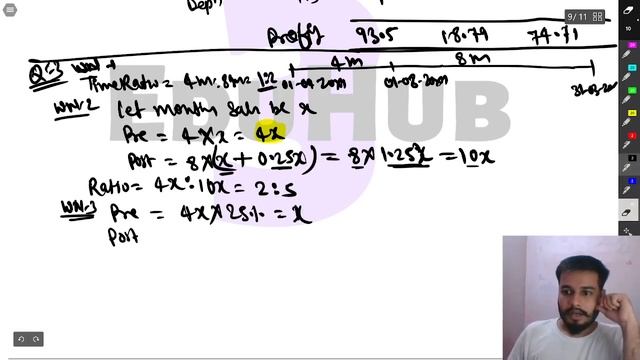 Pre and Post Incorporation || Ca Intermediate Accounting || Ca Inter Accounts || Question 3 смотреть онлайн