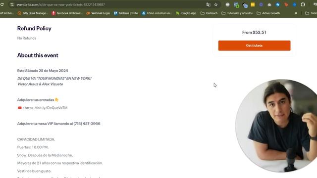Como vender más entradas en EVENTBRITE con FACEBOOK ADS смотреть онлайн