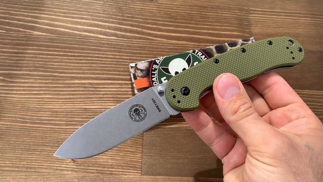 Нож складной Esee BRK1302OD Avispa Folder, D2 Blade, OD Green Handle смотреть онлайн