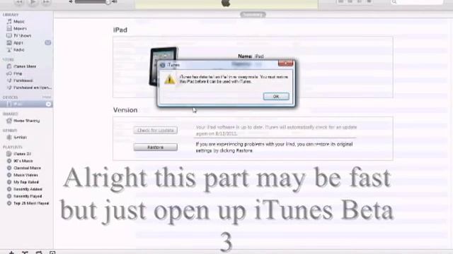 How to Bypass activation screen on iPad iOS 5 Beta 4 смотреть онлайн