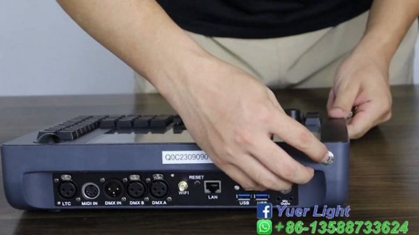YUER™️ New Grand MA Mini Q0 DMX Light Console Command wing Controller