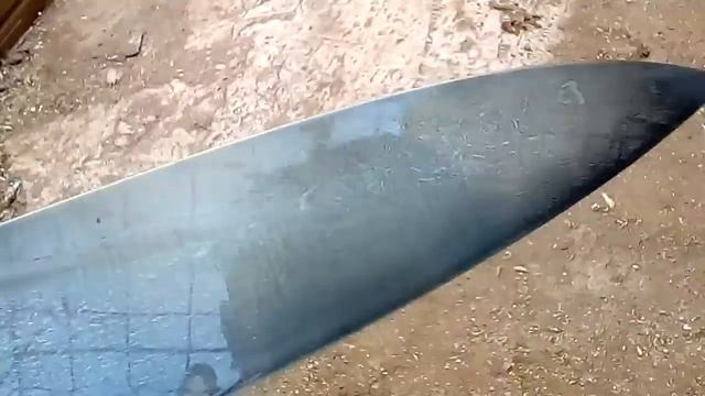 Клинок из шх15сг после черновой слесарной обработки и легкого травления смотреть онлайн