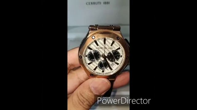 CERRUTI 1881 WATCH CRA186 / With Working Chronometer