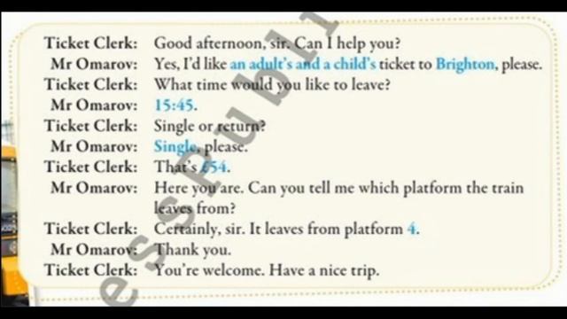 Buying a train tickets p.106 смотреть онлайн
