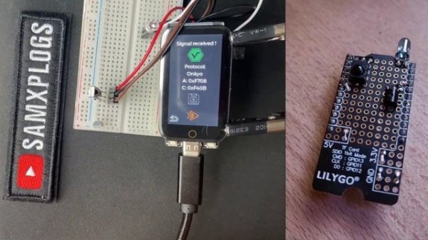 Capture and Replay IR Signals using Willy Firmware on ESP32 T-Display-S3