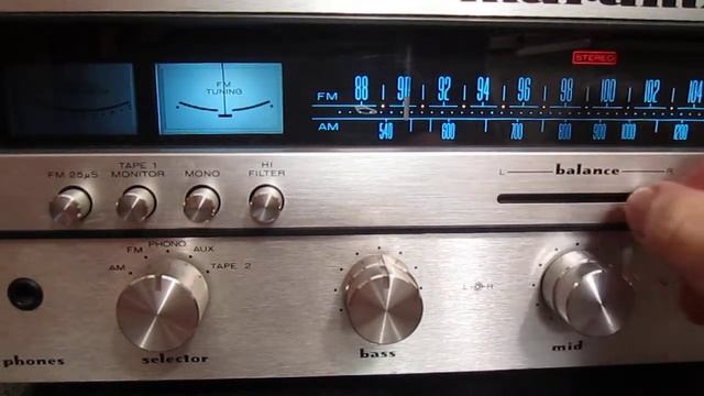 Marantz 2252 am fm stereo receiver vintage 1970's DEM0 смотреть онлайн