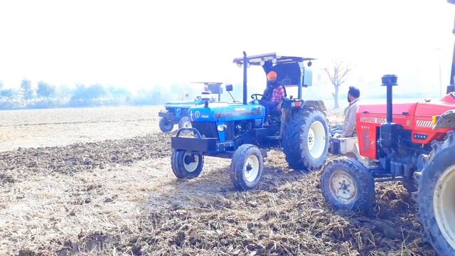 New Holland 3630 vs Sonalika 750 turbo in harrow смотреть онлайн