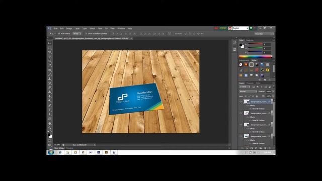Wonderful business card mock-up tutorial [Photoshop Cs6] смотреть онлайн