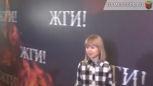 Ярослава Дегтярёва на премьере фильма "Жги!" (05.12.2017) смотреть онлайн
