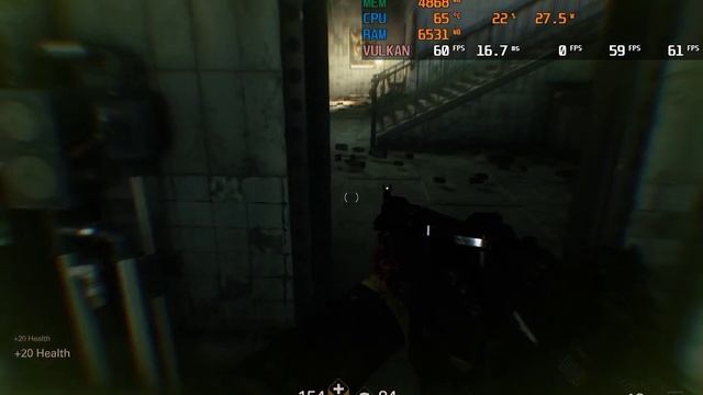 WOLFENSTEIN 2 THE NEW CLOSSUS AMD RYZEN 5 4600 G |RX580/RX 590 GME (MLLSE) 8GB |FPS TEST