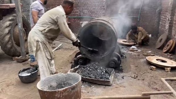 Адский пиролиз покрышек и индусское литьё