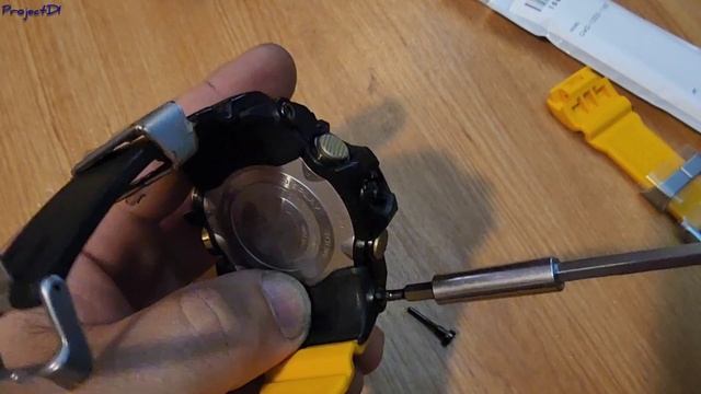 CASIO G-SHOCK MUDMASTER GWG-1000 WATCH BAND HOW TO CHANGE REPLACEMENT CUSTOMIZING YOURSELF