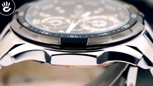 Review đồng hồ Casio EFR-539D-1AVUDF thiết kế 3 núm vặn điều chỉnh các chức năng Chronograph смотреть онлайн
