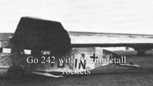 Gotha Go 242 Heavy Transport Glider With RATO Rocket Pods For OVERLOADED Take Offs