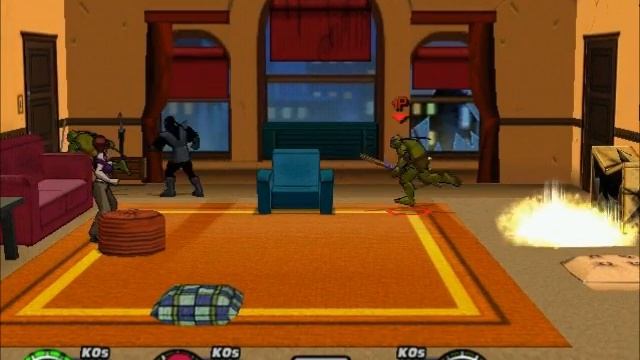 TMNT: Mutant Melee on Intel GMA X4500 смотреть онлайн