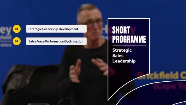 Henley Short Course: Strategic Sales Leadership смотреть онлайн