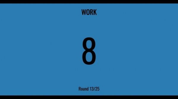 Interval timer 40 seconds 20 second rest