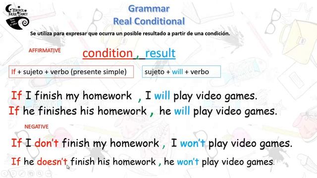 Vídeo Clase 3 Secu 3°, Real conditional смотреть онлайн