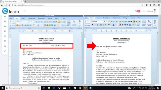 GCC TBC ENGLISH 30 WPM LETTER Typing Exam In Jan 2020