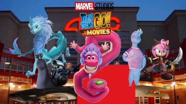 Teen Titans Go! To The Movies (2018) (Toon Style) - Poster (For @LONGZHUTHEWISHDRAGON) смотреть онлайн