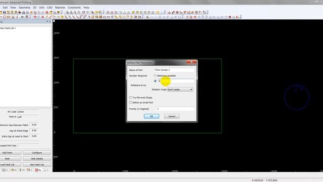 Alphacam Nesting  Creating Programs For The Machine  Civek Water Jet