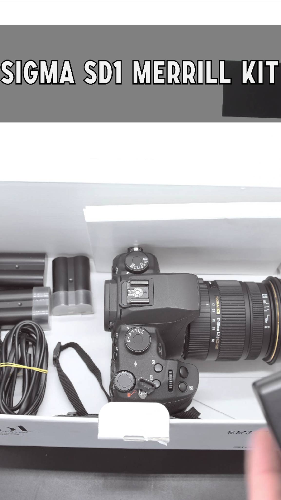 Sigma SD1 Merrill kit в упаковке