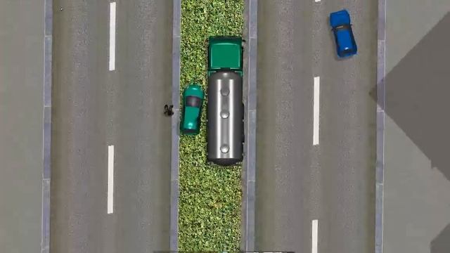 Top Down City game: Bullet traces, Rotating camera, random gameplay смотреть онлайн