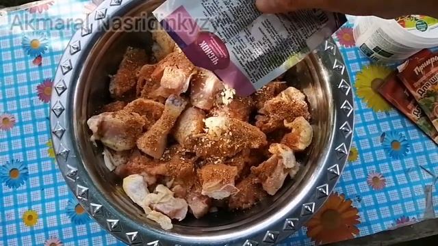 ВКУСНЫЙ МАРИНАД ДЛЯ ШАШЛЫКА ИЗ КУРИЦЫ. КАЗАКША РЕЦЕПТ. ТАУЫК ЕТІН МАРИНАДТАУ смотреть онлайн