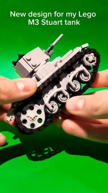 I built a Lego WW2 m3 Stuart tank #lego #worldwar2 #shorts смотреть онлайн
