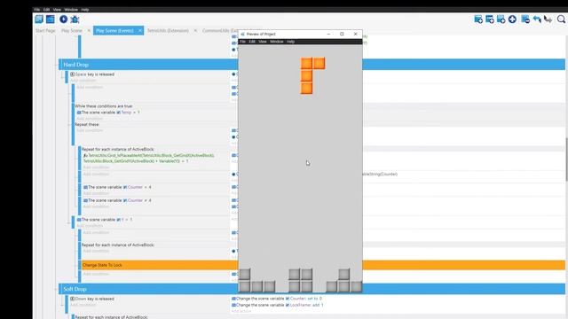 [GDevelop] Tetris - Soft Drop and Hard Drop Implementation смотреть онлайн