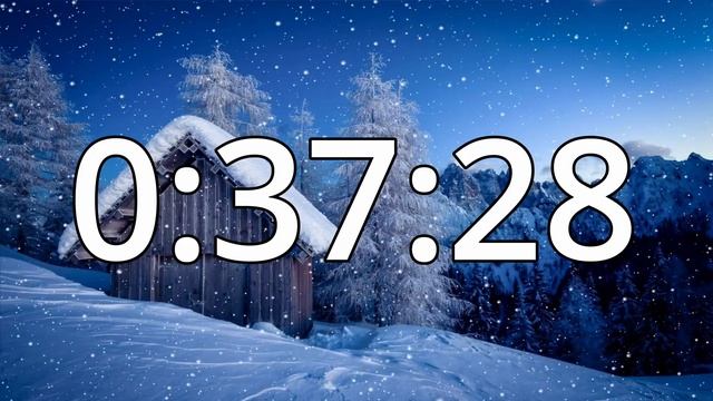 1 Hour 15 Minutes (75 Minutes) Timer With Music | Snowfall Timer