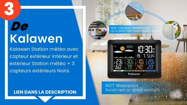 Les 5 meilleures stations météorologiques pour l'intérieur et l'extérieur смотреть онлайн