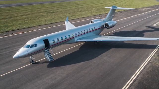 On board a Bombardier Global 7500 private jet смотреть онлайн