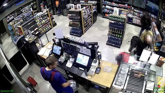 Задержание грабителей в магазине. Новосибирск смотреть онлайн