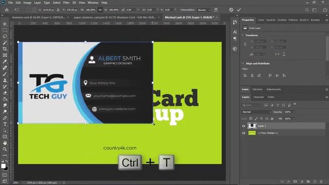 How to make Business Card Mockup in Photoshop ( বাংলা ) #Mock_up смотреть онлайн
