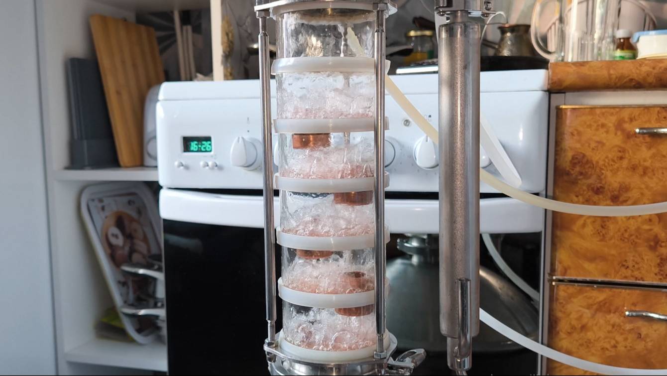 Виски из солодового концентрата на медных тарелках DomSpirt 2