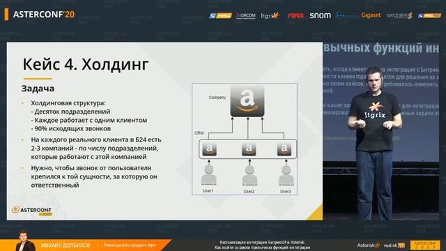 AsterConf 2020. Кастомизация интеграции Битрикс24 и Asterisk. Выход за рамки функций интеграции. смотреть онлайн