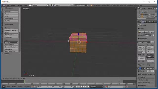 Blender Basics- Edit mode pt 4 смотреть онлайн