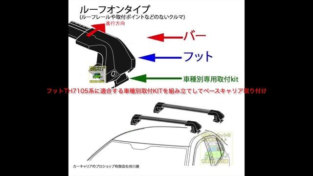 BMW MINI [F55]系　ルーフレールなしのクルマにルーフラック取り付け：有限会社谷川屋 смотреть онлайн