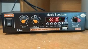 $30 Archer G30 Bluetooth amplifier receiver tuner review