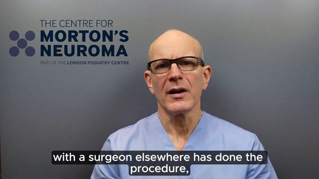 Detailed account of the diagnosis and treatment of Stump Morton's Neuroma смотреть онлайн
