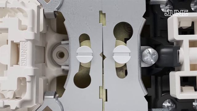 Jung Ls990 монтаж механизмов.