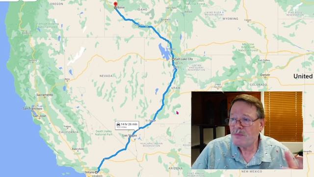 Best Driving Route From Los Angeles to Boise, Idaho [Plan the Escape] смотреть онлайн