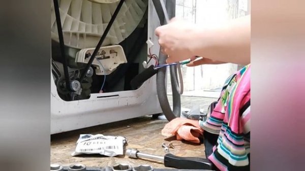 Ремонт стиральной машины без специалиста. Установка тены и датчика температуры на стиральную машину