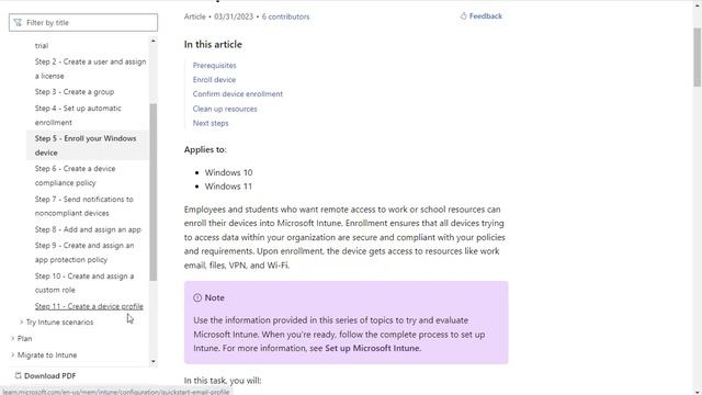 How to enroll Windows 11 - Microsoft Intune Admin Center Training смотреть онлайн