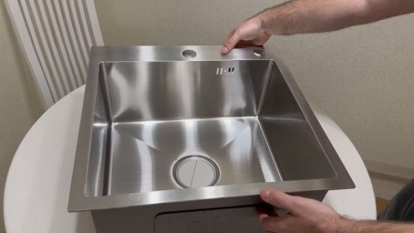 Распаковка — Мойка кухонная Saniteco 5050