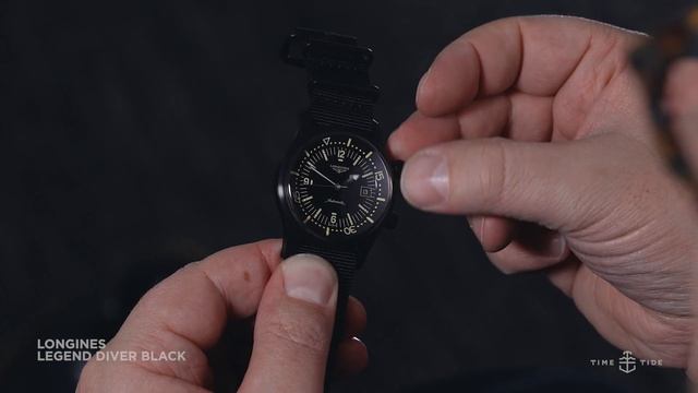 Dive into the Longines Legend Diver Black смотреть онлайн
