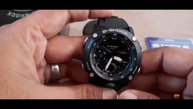 G Shock Casio GA-2000S-1ADR Unboxing